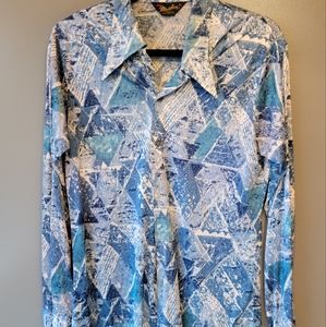 Vintage silky men's shirt